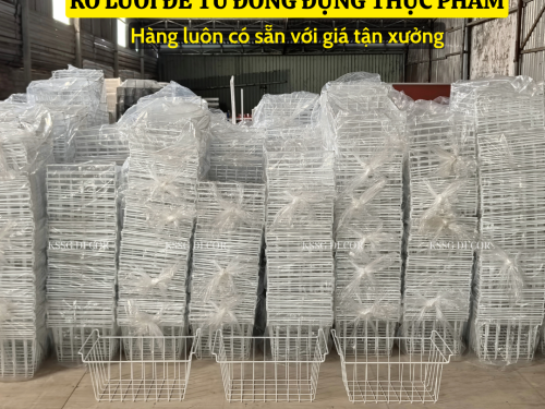 Rổ lưới để tủ đông
