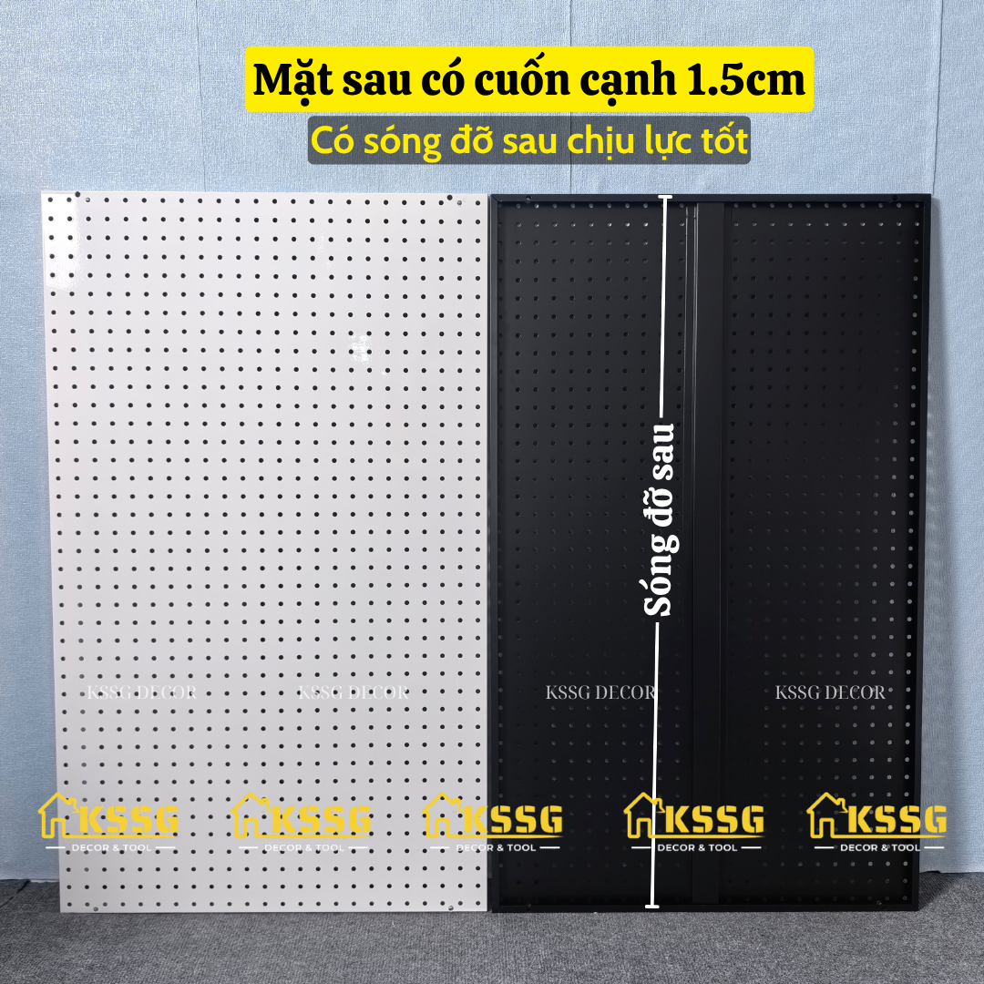 Tấm tôn lỗ Pegboard 1mx60cm Tấm tôn lỗ Pegboard 1mx60cm
