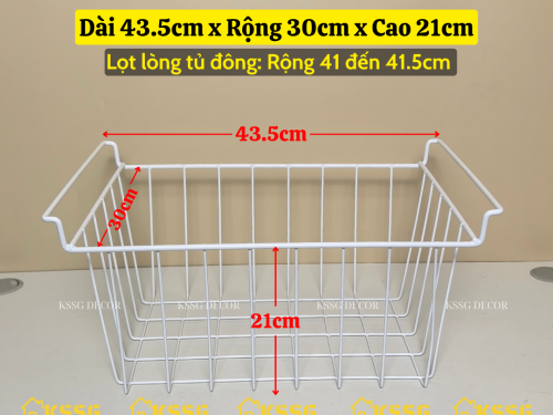 Rổ lưới để tủ đông