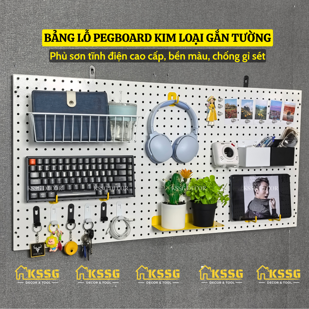 Tấm tôn lỗ Pegboard Tấm tôn lỗ Pegboard