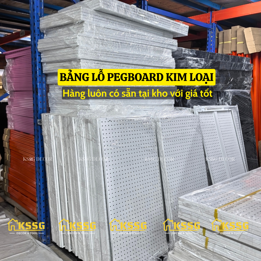 Tấm tôn lỗ Pegboard