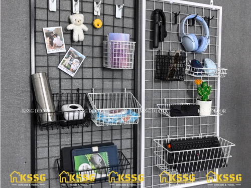 Khung lưới sắt gắn tường 1m2x60