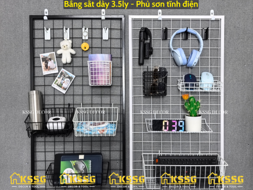 Khung lưới sắt gắn tường 1m2x60