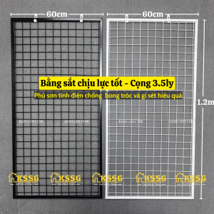 Khung lưới sắt gắn tường 1m2x60