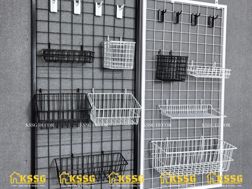 Khung lưới sắt gắn tường 1m2x60