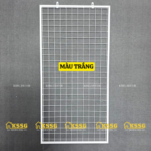Khung lưới sắt gắn tường 1m2x60