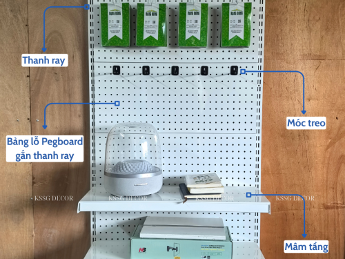 Hệ kệ Pegboard