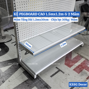 Kệ Pegboard Chân Đứng