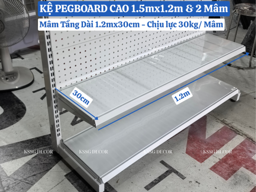 Kệ Pegboard Chân Đứng
