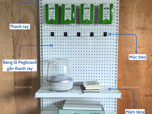 Hệ kệ Pegboard