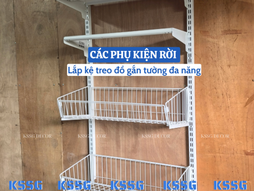 Hệ Kệ Thanh Ray Gắn Tường