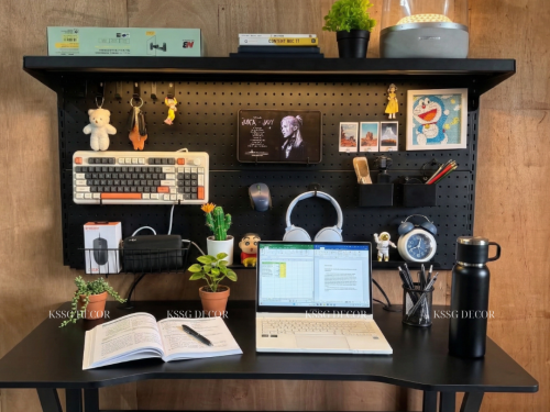 Kệ Pegboard Bàn Học