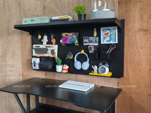 Kệ Pegboard Bàn Học