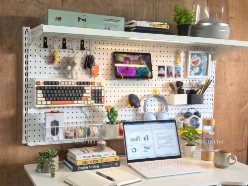 Kệ Pegboard Bàn Học
