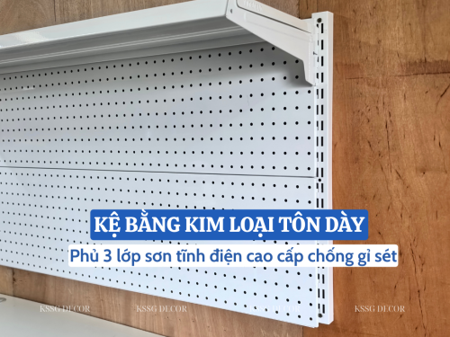 Kệ Pegboard Bàn Học