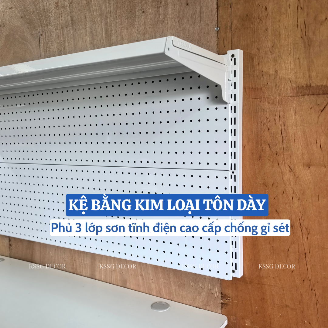 Kệ Pegboard Bàn Học Kệ Pegboard Bàn Học
