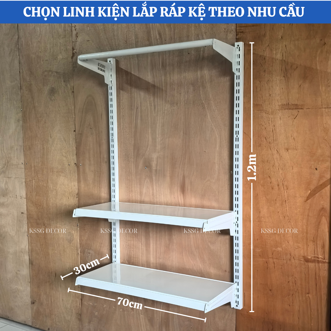 Hệ Kệ Thanh Ray Gắn Tường