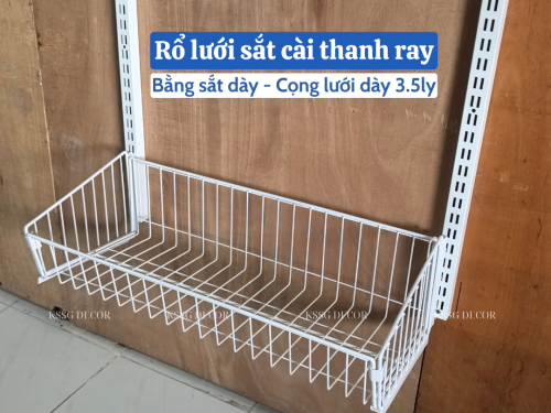 Hệ Kệ Thanh Ray Gắn Tường