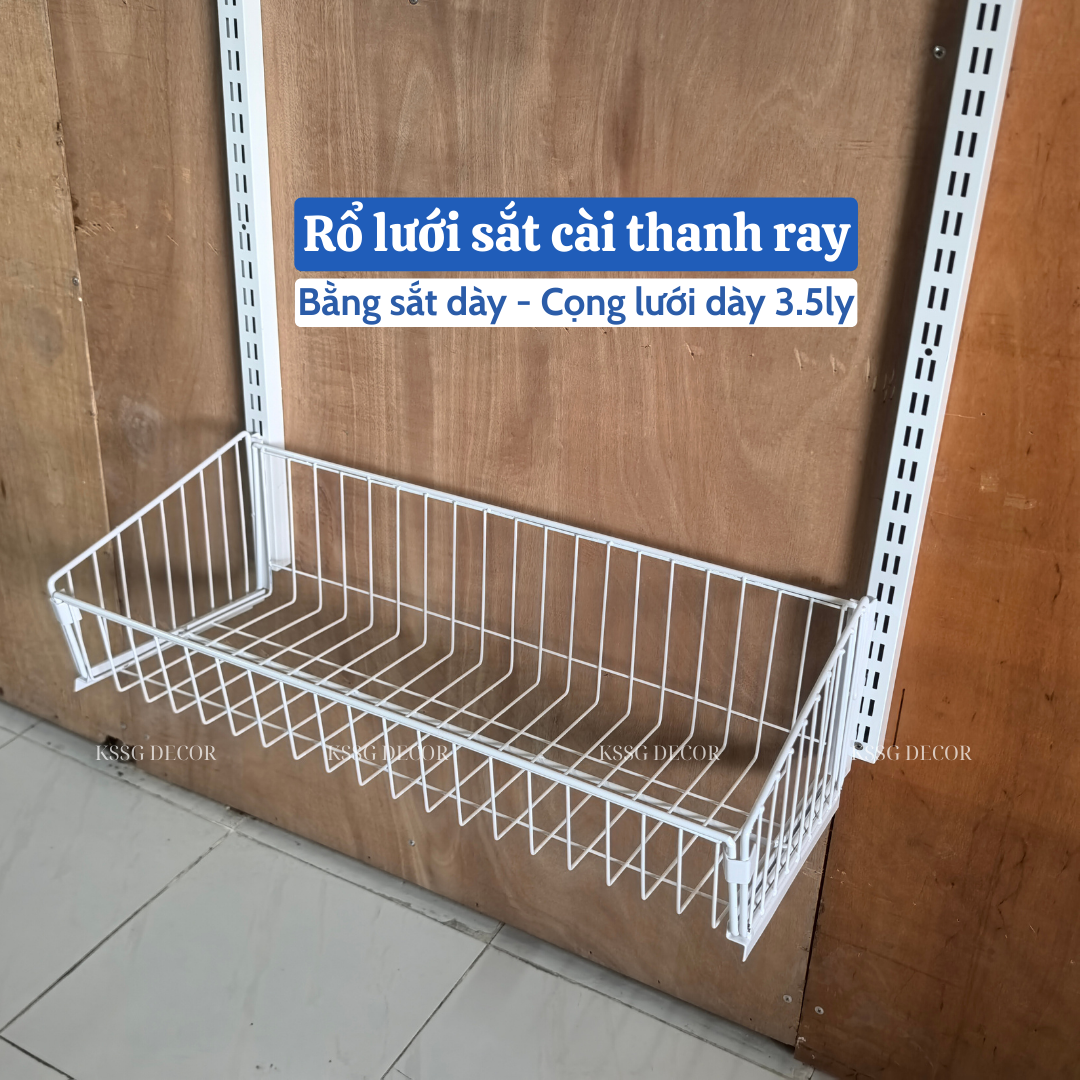 Hệ Kệ Thanh Ray Gắn Tường