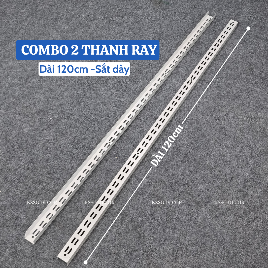 Hệ Kệ Thanh Ray Gắn Tường Hệ Kệ Thanh Ray Gắn Tường