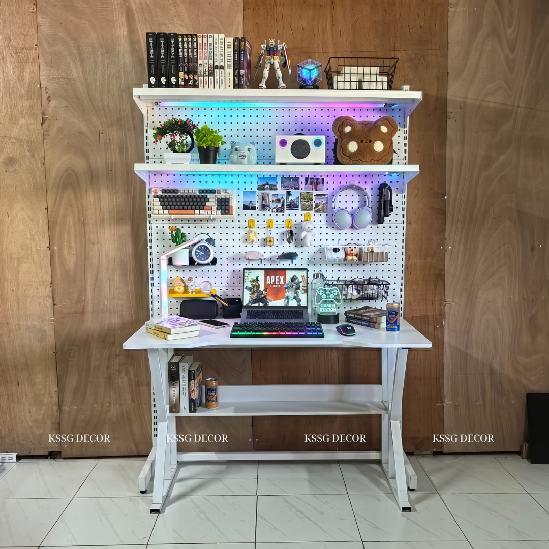 Kệ Pegboard Chân Đứng Bàn Học Kệ Pegboard Chân Đứng Bàn Học