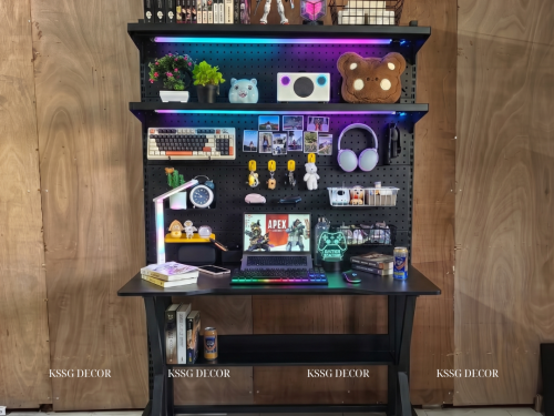 Kệ Pegboard Game Để PC