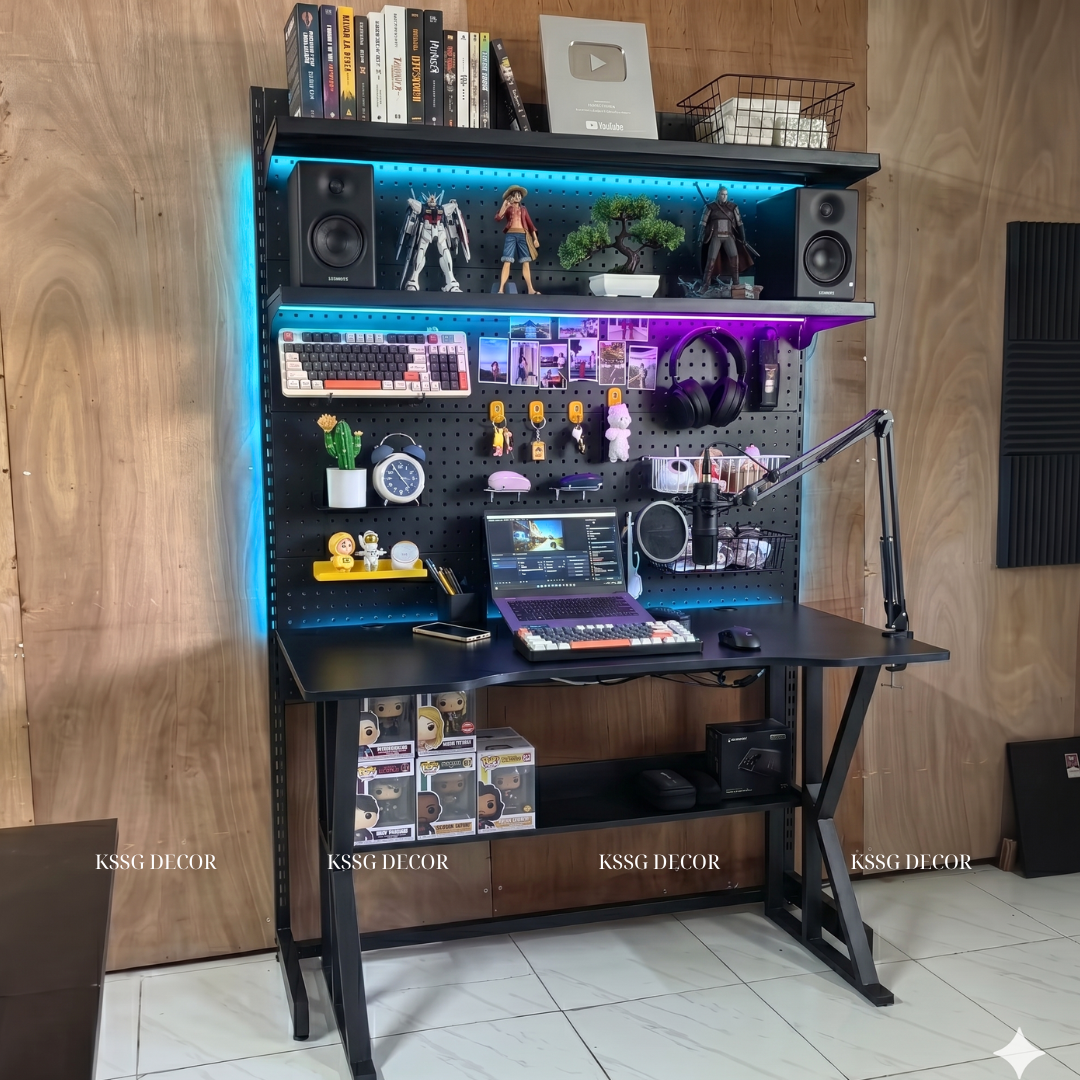 Kệ Pegboard Game Để PC