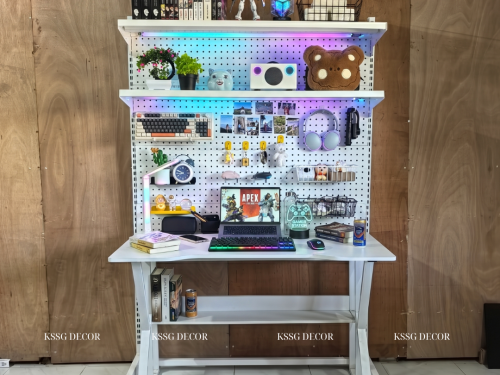 Kệ Pegboard Game Để PC