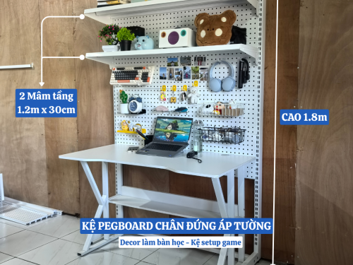 Kệ Pegboard Game Để PC