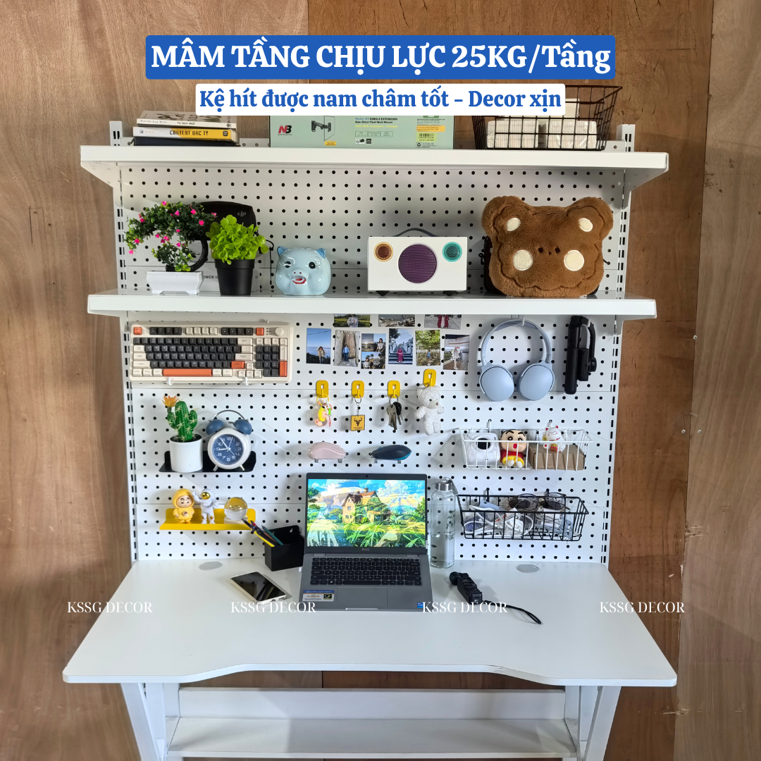 Kệ Pegboard Chân Đứng Bàn Học Kệ Pegboard Chân Đứng Bàn Học